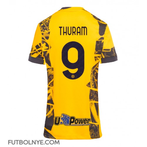 Camiseta Inter Milan Marcus Thuram #9 Tercera Equipación para mujer 2024-25 manga corta